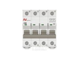 Выключатель автоматический AV-10 DC 4P 20A (C) 10kA EKF AVERES mcb10-DC-4-20C-av