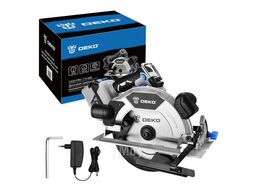 Дисковая (циркулярная) пила аккумуляторная CS20 PRO, 20В, 190мм, 1x4.0Ач Deko 084-1157
