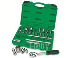 Набор головок 1/2" 8-32мм 6гр. 24предм. TOPTUL (GCAI2404 )