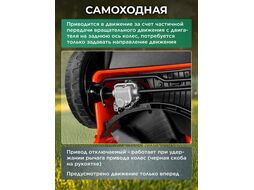 Газонокосилка бензиновая STARTUL GARDEN 46 SM самоходная (5.0 л.с., шир. 46 см, самоходная, мульчир., стальн. корпус, травосборник 60 л) SG1015