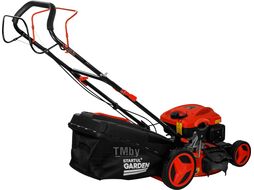 Газонокосилка бензиновая STARTUL GARDEN 46 SM самоходная (5.0 л.с., шир. 46 см, самоходная, мульчир., стальн. корпус, травосборник 60 л) SG1015