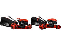 Газонокосилка бензиновая STARTUL GARDEN 46 SM самоходная (5.0 л.с., шир. 46 см, самоходная, мульчир., стальн. корпус, травосборник 60 л) SG1015