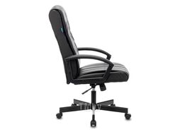 Кресло для руководителя Бюрократ CH-823AXSN экокожа, черный, крестов. металл черный