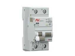 Дифференциальный автомат DVA-10 1P+N 25А (D) 300мА (AC) 10кА EKF AVERES rcbo10-1pn-25D-300-ac-av