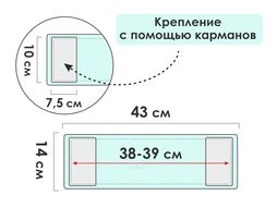 Сменная насадка для швабры из шенилла, бирюзовая, PERFECTO LINEA