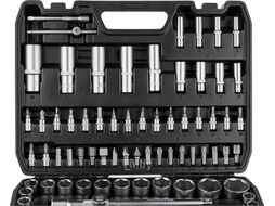 Набор головок и бит 108пр. 1/4",1/2" PRO STARTUL STUTTGART (PRO-108S) (6 граней)