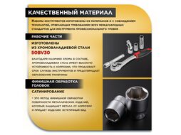 Набор головок и бит 108пр. 1/4",1/2" PRO STARTUL STUTTGART (PRO-108S) (6 граней)