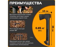 Топор A6 + нож Paraframe (комплект) FISKARS 1057911