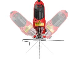 Лобзик электрический WORTEX JS 6507 LE в кор. 650 Вт, 500-3000 ход/мин, пропил до 65 мм (Быстрозажимной патрон, маятниковый ход, рег. об., лазер, подс