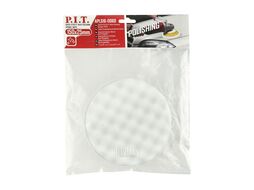Насадка полировальная поролон белая P.I.T. d150x25мм рельеф Волна липучка