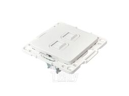 Механизм розетки Стокгольм RJ-45 2-местной белый EKF EYK02-035-10