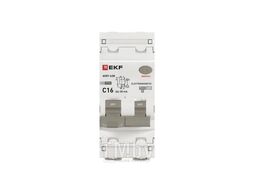 Дифференциальный автомат АВДТ-63N 1P+N 16А (C) 30мА (AC) эл-мех 6кА PROXIMA EKF D63N26M16C30