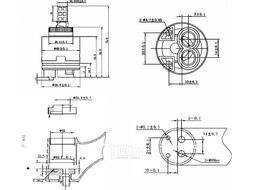 Картридж D40 для смесителя, тип C, AV Engineering AVSSS-091