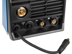 Полуавтомат сварочный ALUMIG-230DP SYNERGY (230В, MIG / SPOT / FLUX / MMA / TIG / PULSE / DP, синергетич.программы, евроразъем, горелка 3 м) SOLARIS SL1539-2