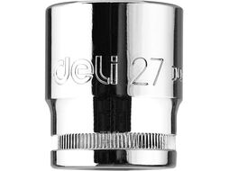 Головка торцевая шестигранная Deli YS EDQ4027 1/2", 27 мм