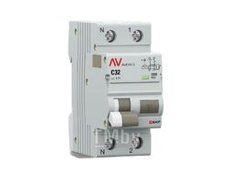 Дифференциальный автомат DVA-10 1P+N 32А (C) 100мА (A) 10кА EKF AVERES rcbo10-1pn-32C-100-a-av