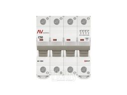 Выключатель автоматический AV-10 DC 4P 50A (C) 10kA EKF AVERES mcb10-DC-4-50C-av