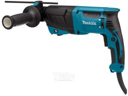 Перфоратор MAKITA HR 2630 в чем. (800 Вт, 2.4 Дж, 3 реж., патрон SDS-plus, вес 2.8 кг)