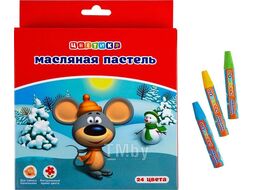 Пастель масляная детская "Цветик" набор 24 цв. Невская Палитра 7041971
