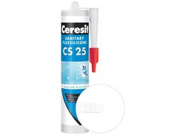 Герметик силиконов. санитарный CS25 №01 белый 280мл Ceresit CS25-01