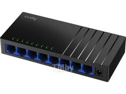 Коммутатор Cudy GS108D 4.0 настольный/настенный, матрица 16 Гбит/с, 8xGbit