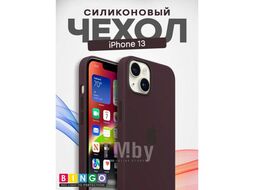 Бампер BINGO Silicone Case для APPLE iPhone 13 кофейный