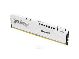 Оперативная память 16Gb Kingston Fury Beast White KF568C34BW-16, DDR V, PC-54400, 6800MHz