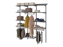 Гардеробная система ПРАКТИК Home Max G180 графит