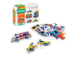 Пазлы "Машинки" GENIO KIDS-DIDACTICS RI1807CA