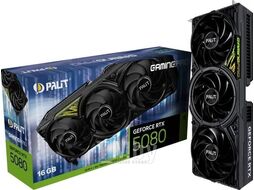 Видеокарта GeForce RTX 5080, 16Gb GDDR7 256bit, Palit GamingPro V1 NE75080019T2-GB2031Y, RTL