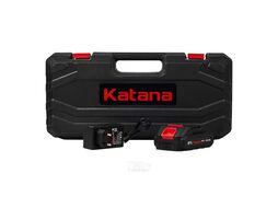 Пила цепная аккумуляторная KATANA AP3208 (21В, 2x2Ач, шина15см, защ.кож., смазка цепи, бесключ., кейс)