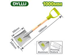 Лопата совковая из алюминиевого сплава 1000 мм DYLLU DTSE6326