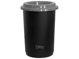 Урна для мусора 50л пласт., черный/серый Idea Эко 1122659 /М2468 + крышка