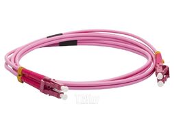 Патч-корд оптический дуплексный, LC/PC-LC/PC, OM4, LSZH, 2 мм, 3.0 м LANMASTER LAN-2LC-2LC/OM4/SL-3.0
