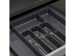 Лоток для столовых приборов 700 TR-03 (640~580*430~390*55), графит AKS
