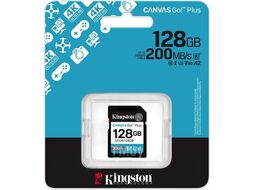 Карта памяти SDXC 128Gb SDG4/128GB Kingston Canvas Go! Plus (класс 10, UHS-I (класс U3))