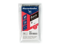 Сверло по металлу, ЦХ, 3,3 x65 мм, HSS-R, 10шт, BASIC PROM Rennbohr 461033