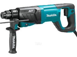 Перфоратор MAKITA HR 2641 в чем. (800 Вт, 2.4 Дж, 3 реж., патрон SDS-plus, вес 3.1 кг) (HR2641)