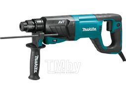 Перфоратор MAKITA HR 2641 в чем. (800 Вт, 2.4 Дж, 3 реж., патрон SDS-plus, вес 3.1 кг) (HR2641)
