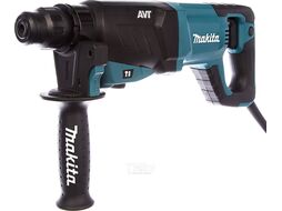 Перфоратор MAKITA HR 2641 в чем. (800 Вт, 2.4 Дж, 3 реж., патрон SDS-plus, вес 3.1 кг) (HR2641)