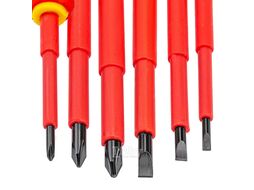 Отвертки диэлектрические, набор 6пр. FORCEKRAFT FK-2126