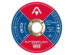 Отрезной круг AO46TBF INOX 125x2x22,23мм, Т41 Interflex 4079122010