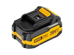 Батарея аккумуляторная BH-20-6.0, Li-Ion, USB, 20 В, 6,0 Ач Denzel 28446