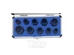 Головки под сорванные грани 9-19мм. 3/8 (набор 10пр.) 42CrMo H-D HD-06031