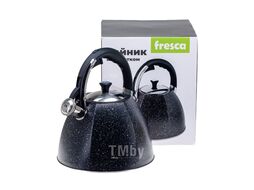 Чайник из нержавеющей стали со свистком и пластмассовой ручкой 4,2 л Fresca GS-04186