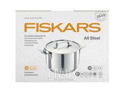 Кастрюля 3л All Steel (с крышкой) FISKARS 1064751