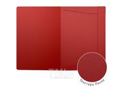 Папка на резинках пластиковая Matt Classic, A4, красный Erich Krause 53324