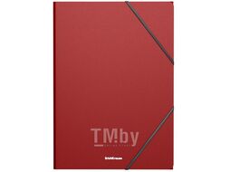 Папка на резинках пластиковая Matt Classic, A4, красный Erich Krause 53324