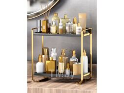 Органайзер для косметики настольный Happy Home HH-034B черный/золотой
