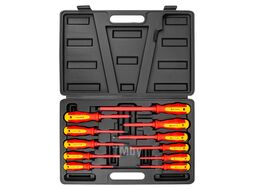 Отвертки диэлектрические, набор 11пр. FORCEKRAFT FK-20712